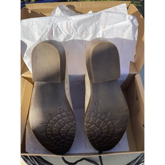 NEW With Box! American Rag Mule Slide. Segovia, Milk, Woman's Size 9 . - Picture 4 of 9